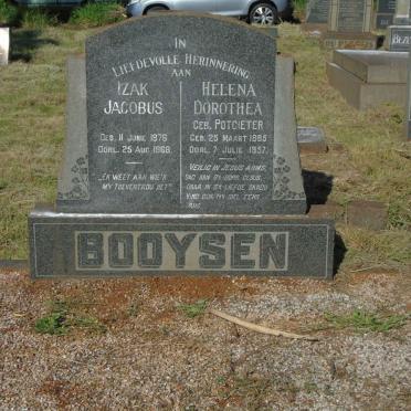 BOOYSEN Izak Jacobus 1876-1969 &amp; Helena Dorothea POTGIETER 1885-1957