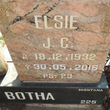 BOTHA Elsie J.C. 1932-2016