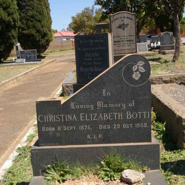 BOTTI Christina Elizabeth 1875-1959