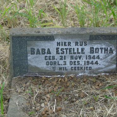 BOTHA Estelle 1944-1944