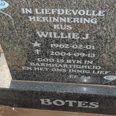 BOTES Willie J. 1962-2004