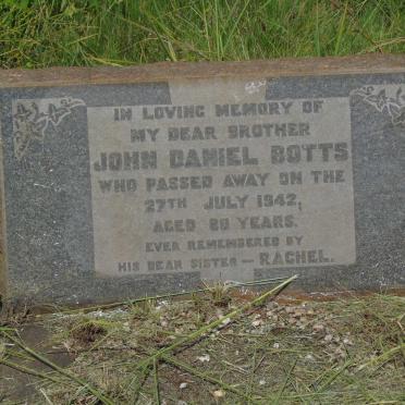 BOTTS John Daniel -1942