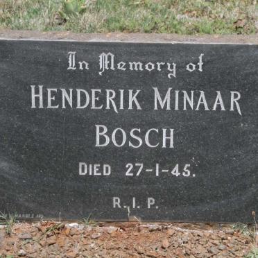BOSCH Henderik Minaar -1945