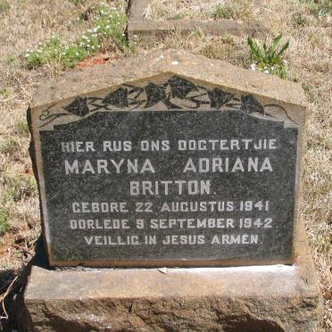 BRITTON Maryna Adriana 1941-1942