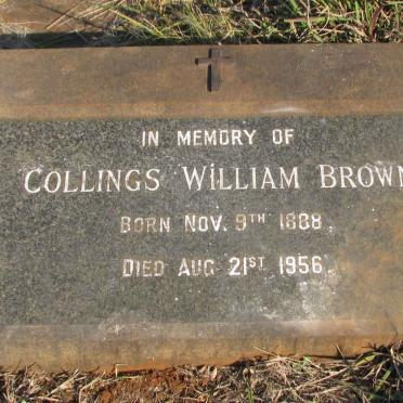 BROWN Collings William 1888-1956