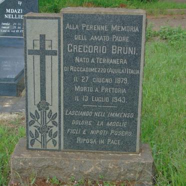 BRUNI Gregorio 1879-1943
