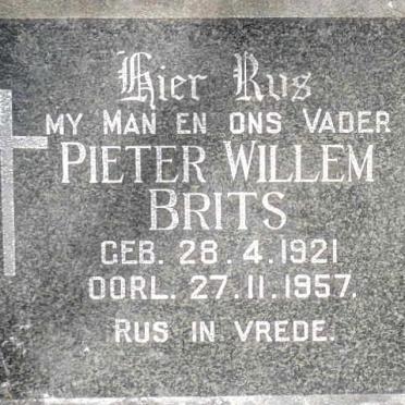 BRITS Pieter Willem 1921-1957