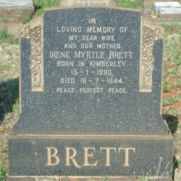 BRETT Irene Myrtle 1890-1944