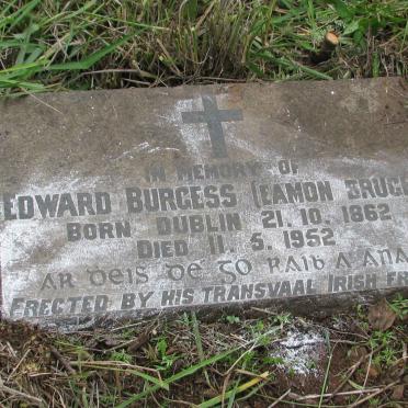 BURGESS Edward 1862-1952
