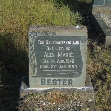 BESTER Alta Marie 1946-1950