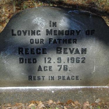 BEVAN Reece -1962