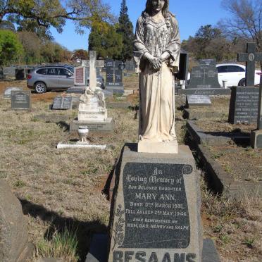 BESAANS Mary Ann 1931-1946 