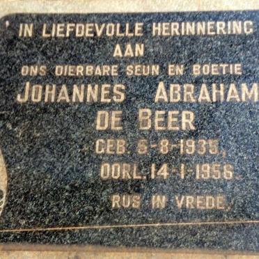 BEER Johannes Abraham, de 1935-1956