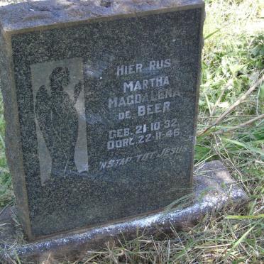 BEER Martha Magdalena, de 1932-1946