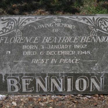BENNION Florence Beatrice 1892-1948