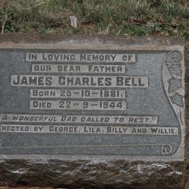 BELL James Charles 1881-1944