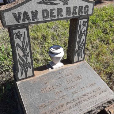 BERG Helena Jacoba, van der nee PIETERSE 1879-1960