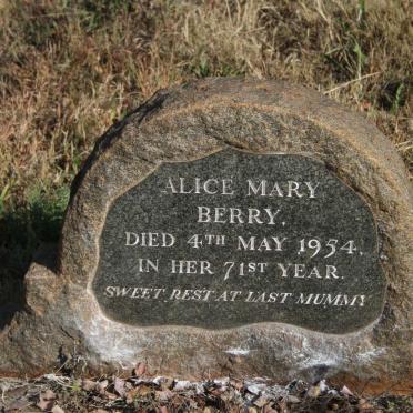 BERRY Alice Mary -1954
