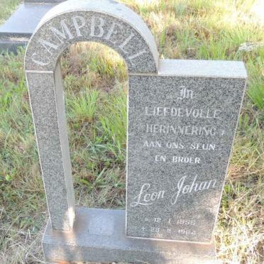 CAMPBELL Leon Johan 1956-1964