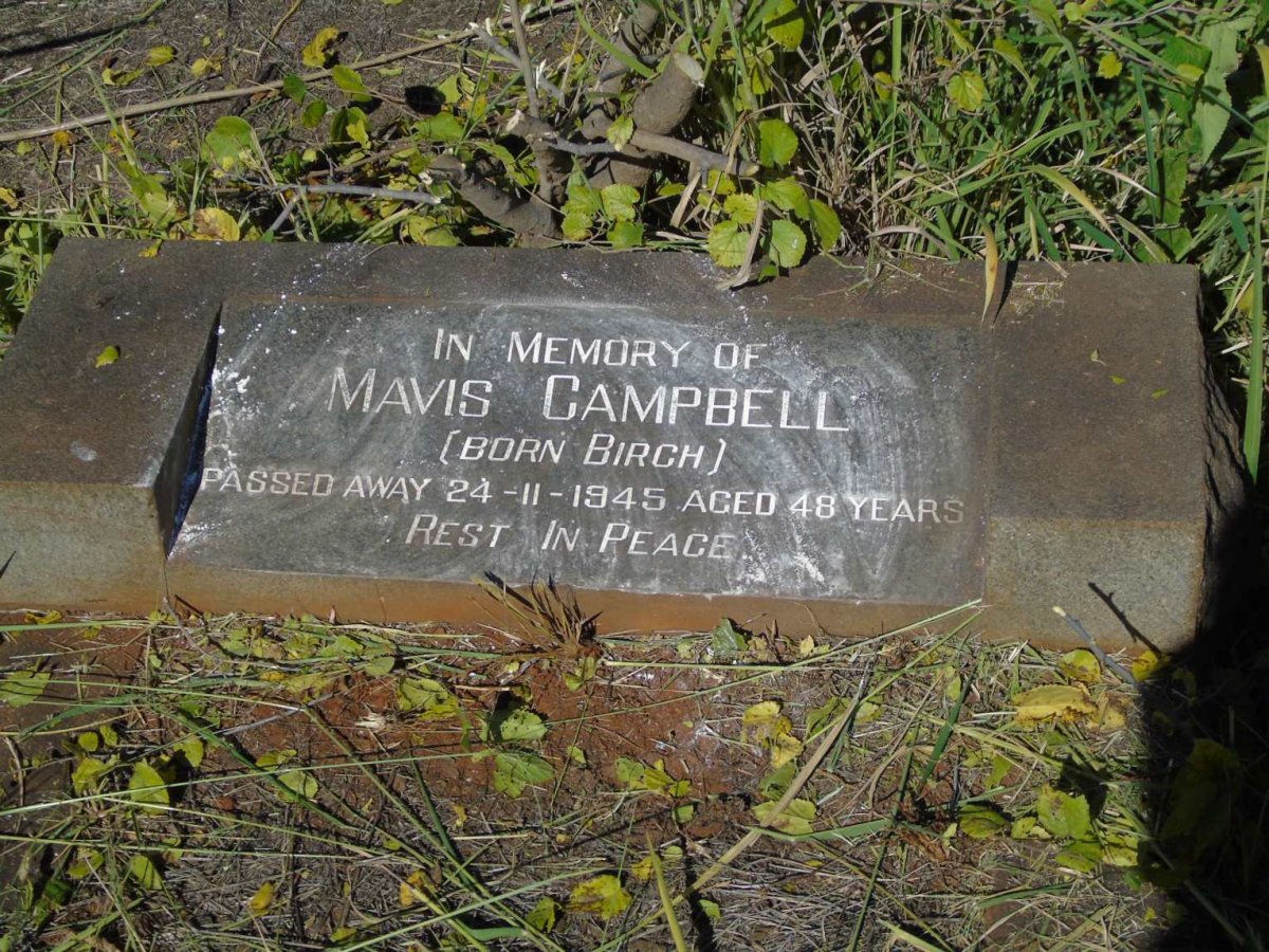 CAMPBELL Mavis nee BIRCH -1945