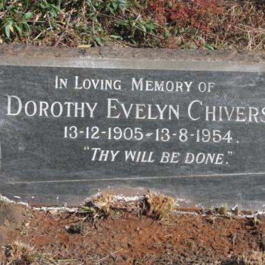 CHIVERS Dorothy Evelyn 1905-1954