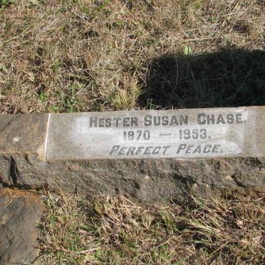 CHASE Hester Susan 1870-1953