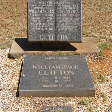 CLIFTON William Wells 1891-1973 & Iris Vivien 1895-1966 :: CLIFTON William 1924-1944 _1