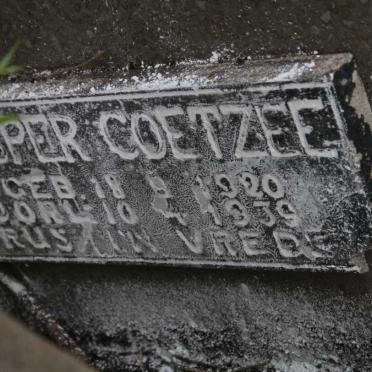 COETZEE Casper 1920-1939
