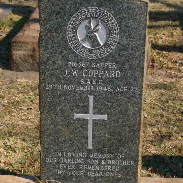 COPPARD J.W. -1946