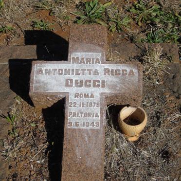 DUCCI Maria Antonietta Ricca 1879-1949