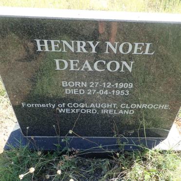 DEACON Henry Noel 1909-1953