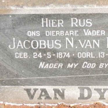 DYK Jacobus N., van 1874-1956