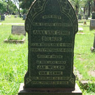 GENNE Jan Willem, van 1860-1938 &amp; Anna BOLHUIS 1856-1920