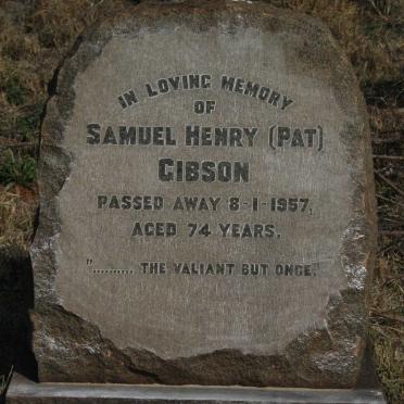 GIBSON Samuel Henry -1957