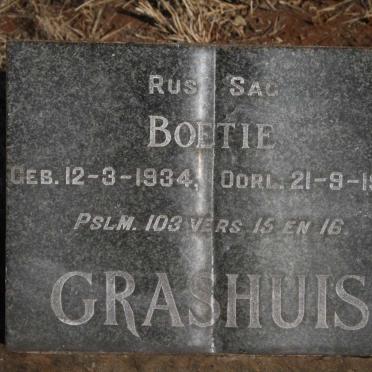 GRASHUIS Boetie 1934-1955