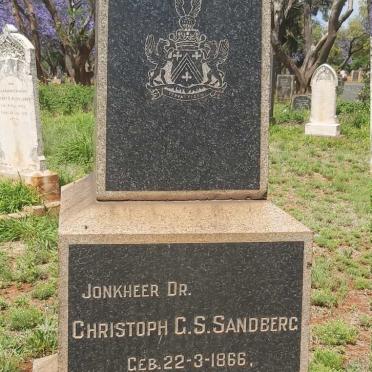 SANDBERG Christoph G.S. 1866-1954