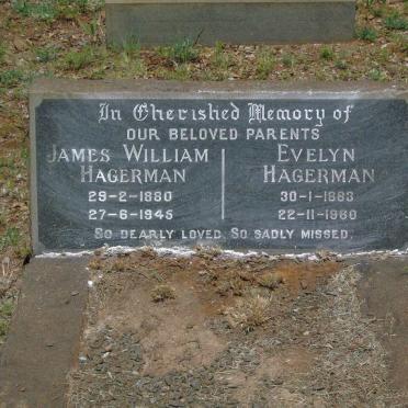 HAGERMAN James William 1880-1945 & Evelyn 1883-1960