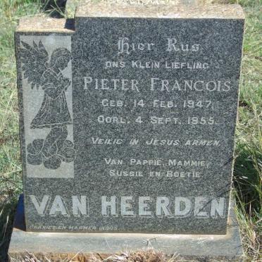 HEERDEN Pieter Francois, van 1947-1955