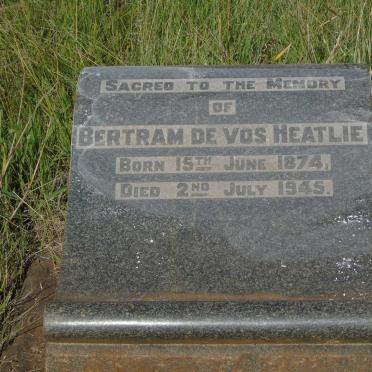 HEATLIE Bertram de Vos 1874-1945