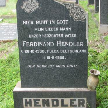 HENDLER Ferdinand 1900-1956