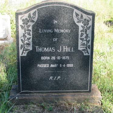 HILL Thomas J. 1875-1959