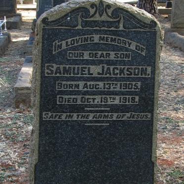JACKSON Samuel 1905-1918