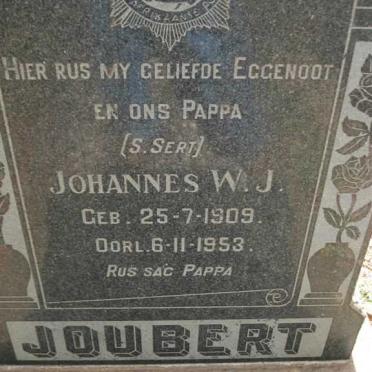 JOUBERT Johannes W.J. 1909-1953