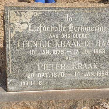 KRAAK Pieter 1870-1964 & Leentje DE HAAN 1875-1959