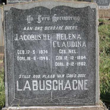 LABUSCHAGNE Jacobus H.E. 1874-1946 & Helena Claudina NEL 1884-1962