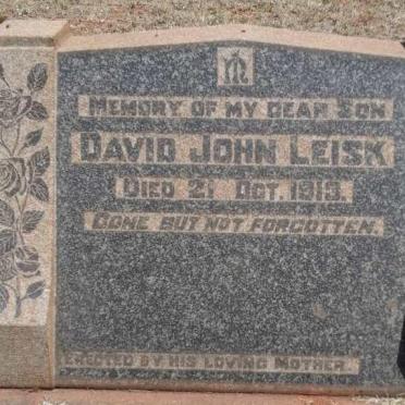 LEISK David John -1913