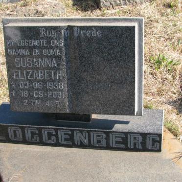 LOGGENBERG Susanna Elizabeth 1938-2001
