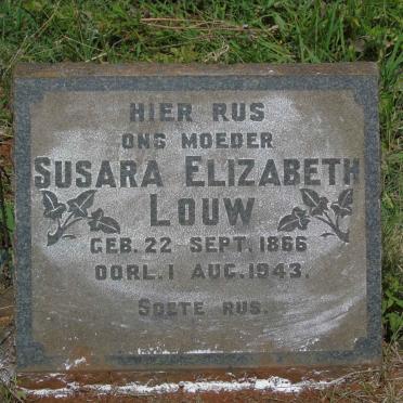 LOUW Susara Elizabeth 1866-1943