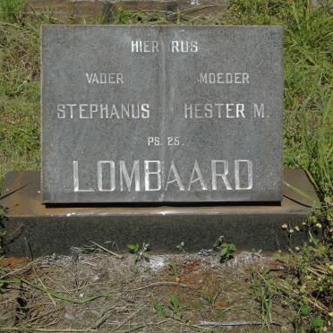 LOMBAARD Stephanus & Hester M. 