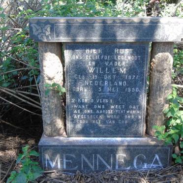 MENNEGA Willem 1871-1950